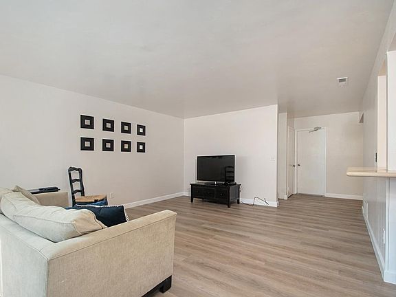 Vinyl flooring at living room