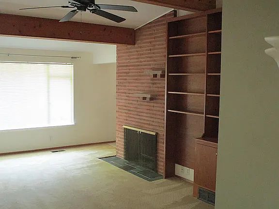 Living room looking west.