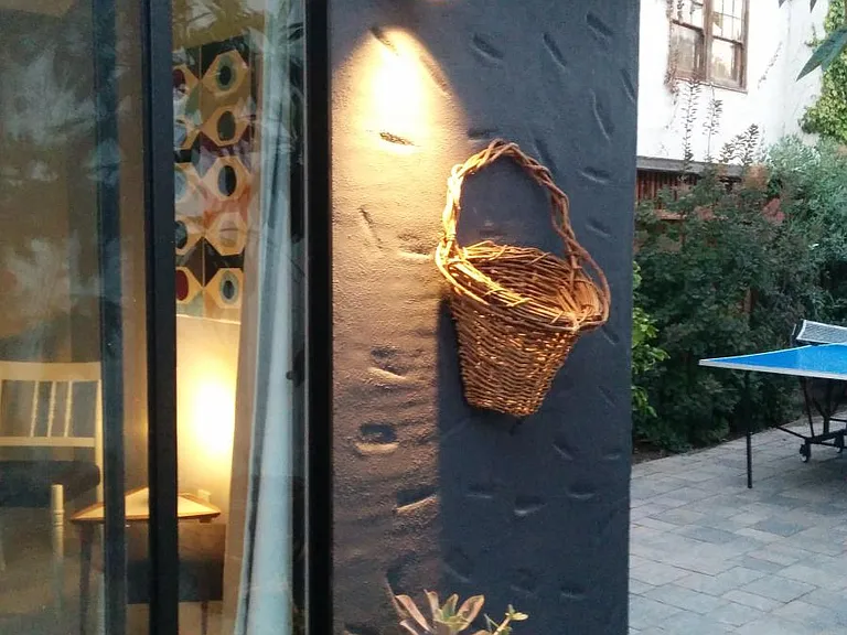 Entry from driveway