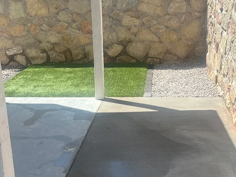 Extended floor patio.