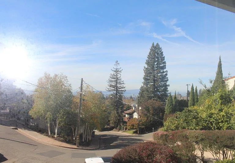 View looking out toward SF and the Bay.