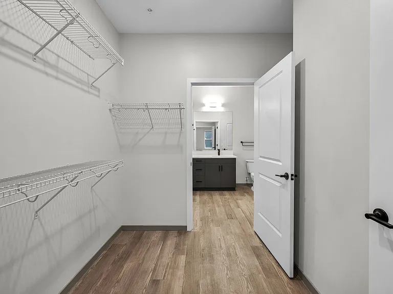 Functional closet with ample space