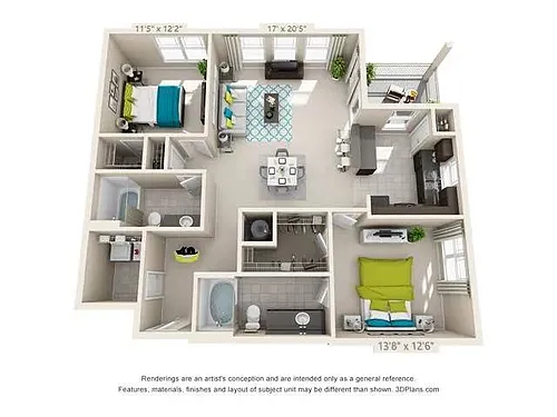 Floor plan B3