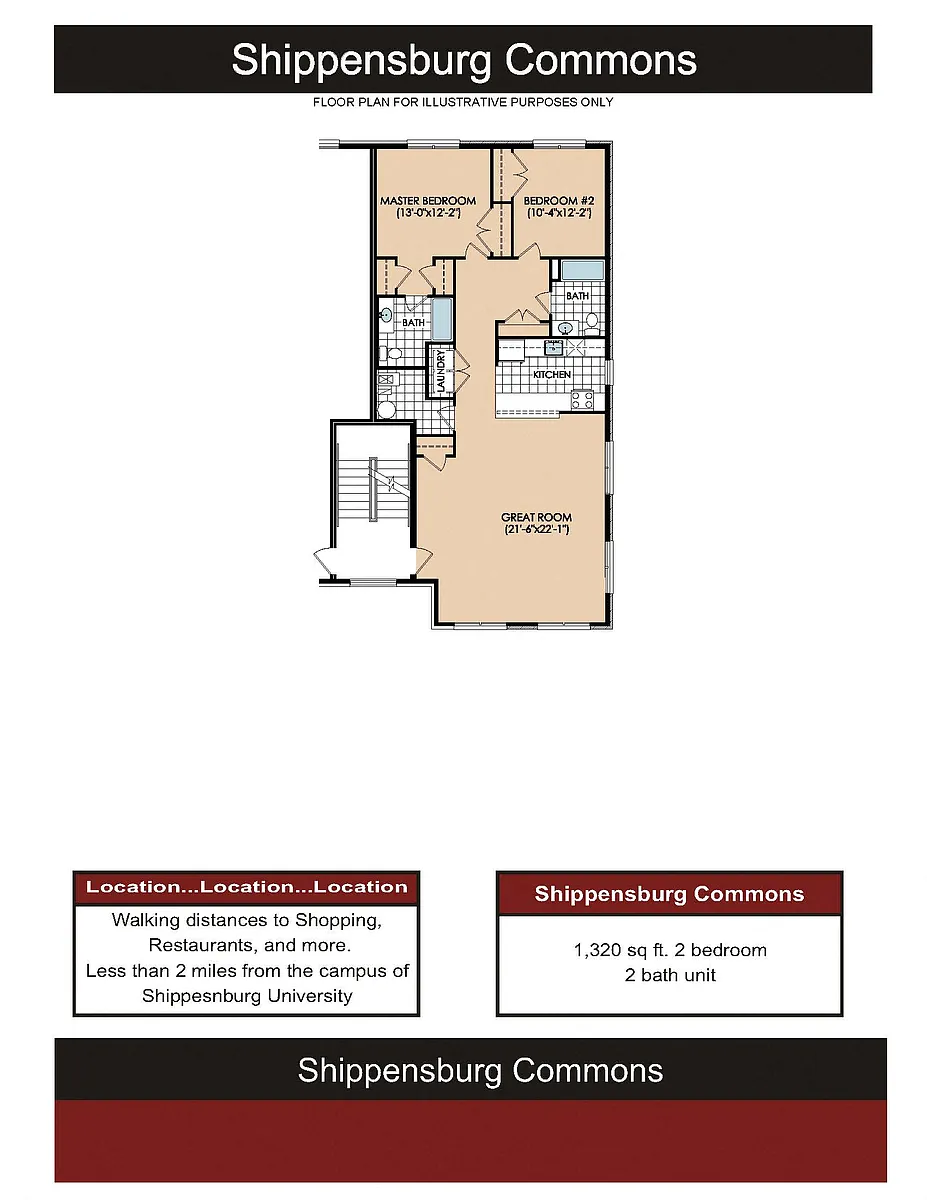 Floor plan Shippensburg