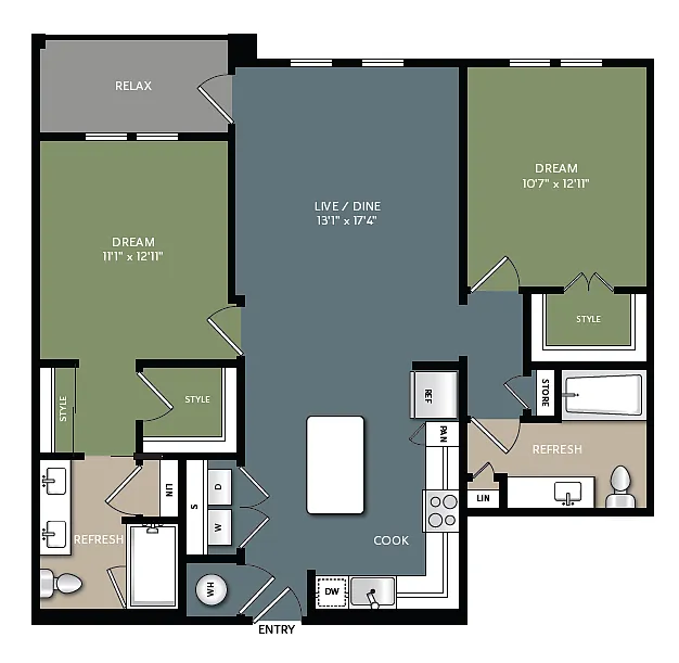 Floor plan B1