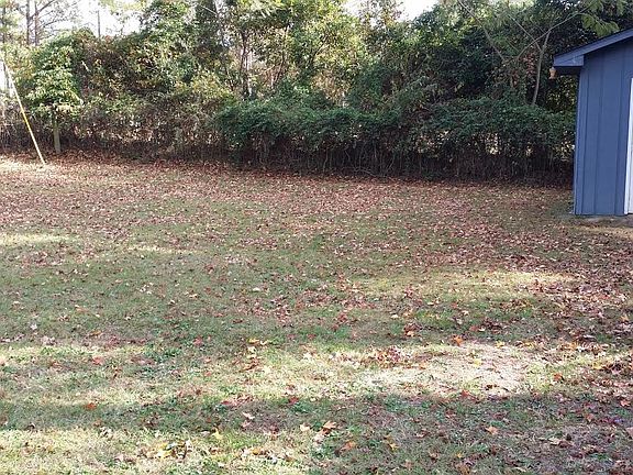 Backyard with Storage building