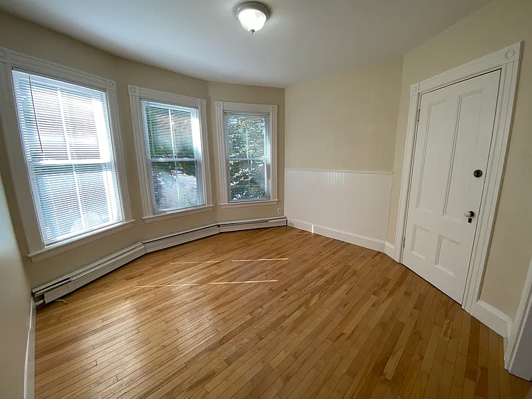 Large bedroom overlooks the yard