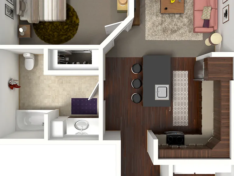 Floor Plan B4 | 50Twenty | Apartments in Madison, WI Floor Plan B4 | 50Twenty | Apartments in Madison, WI