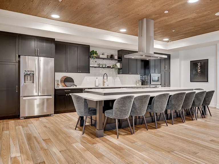Cook and connect in our chef-style community kitchen with premium appliances.