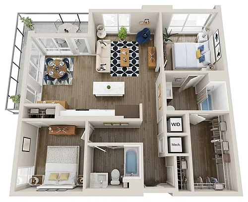 Floor plan B4
