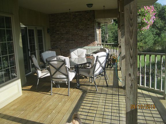 Back deck off kitchen and LR