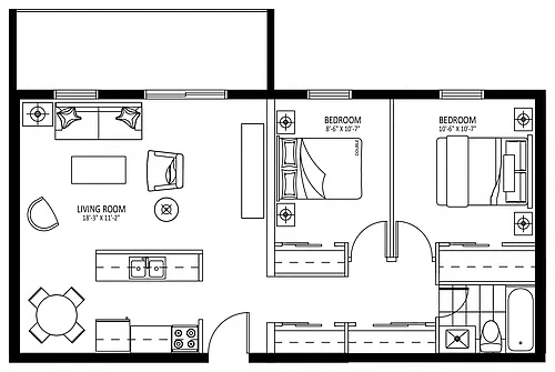 Floor plan 1004