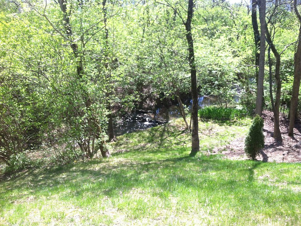 Creek view with waterfall