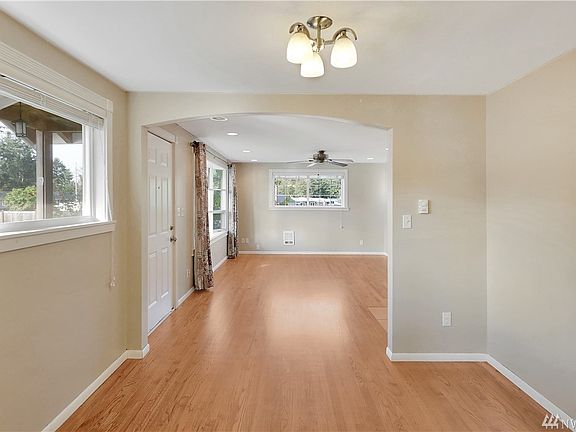 From the kitchen looking in to dining area and living room. 