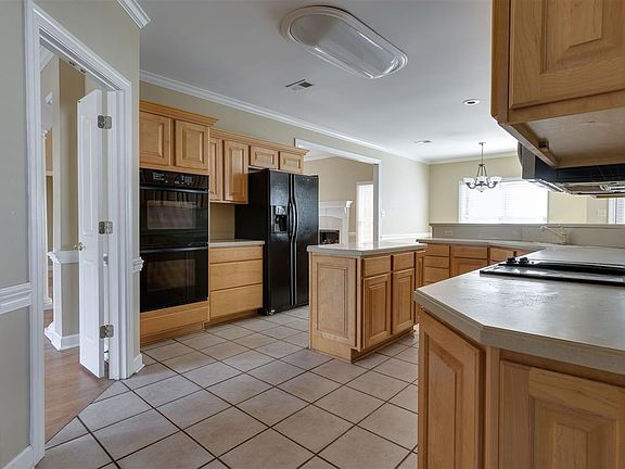 This kitchen offers double ovens