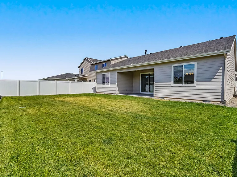 A large backyard