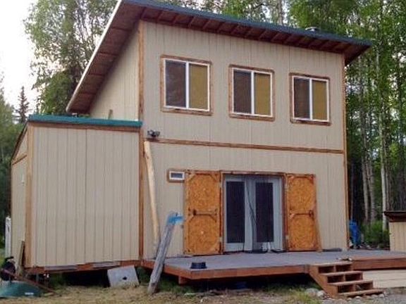 front of house/cabin
