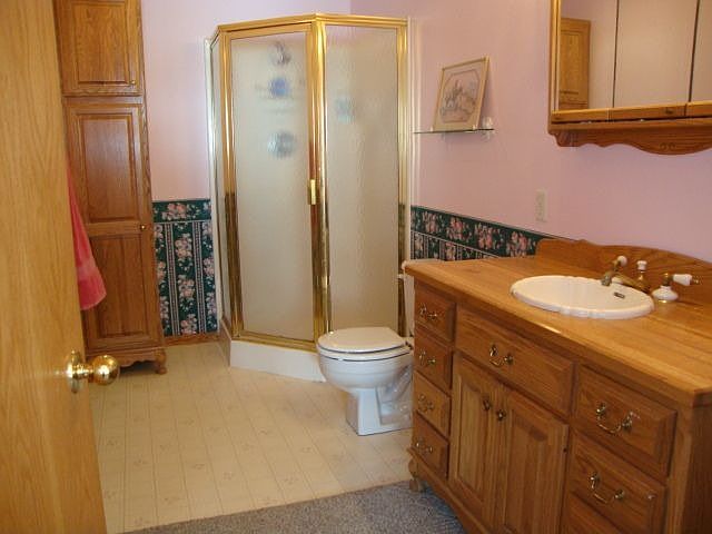 Master Bath with walk-in closet
