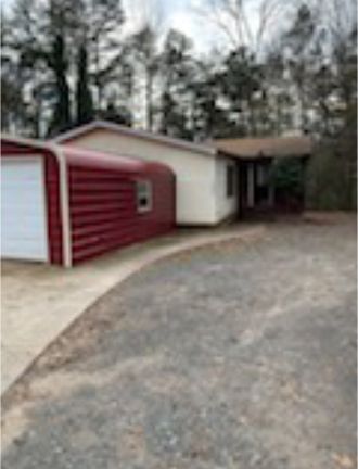 Garage and large driveway