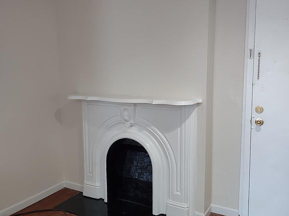 Fireplace is decorative only