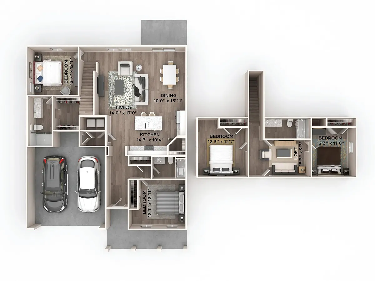Floor plan DT-D3