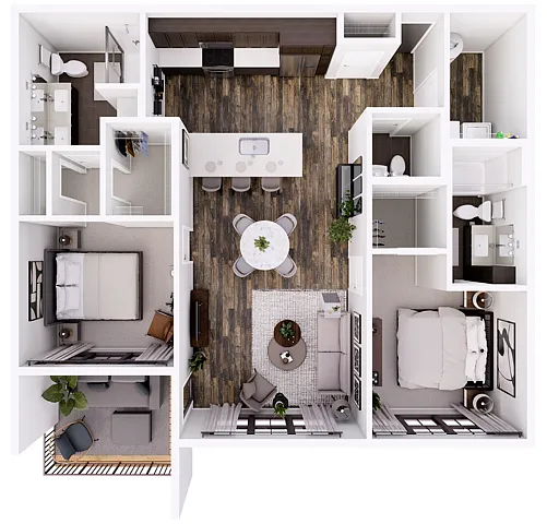 Floor plan Foundry-2A