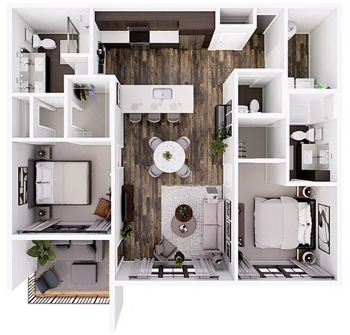 Floor plan Foundry-2A