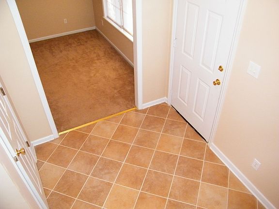 Foyer with New Tile Flooring
