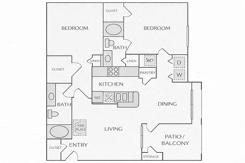 Floor plan B3