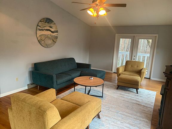 Large, bright living room