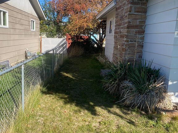 Side yard to back patio
