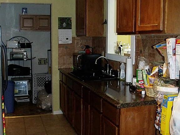 Extra storage off of kitchen!