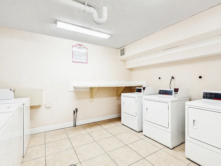 Laundry Rooms Available