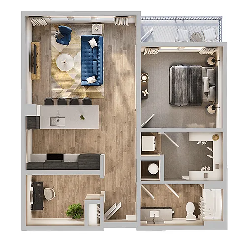 Floor plan A3D/A3DA