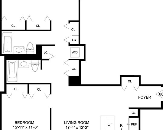 2nd image of 320 W 38th St APT 1108