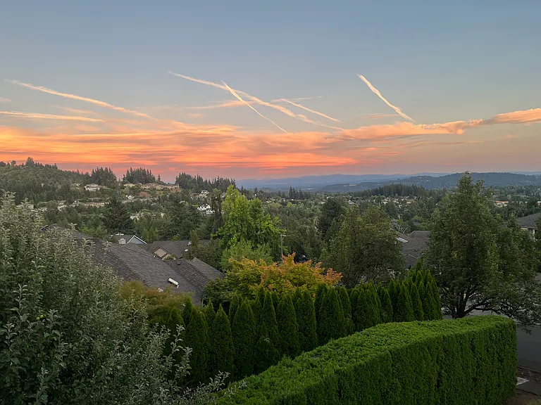 View from the deck