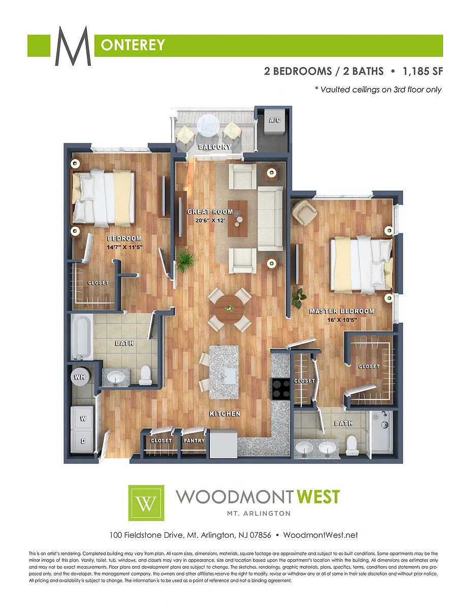 Floor plan Monterey