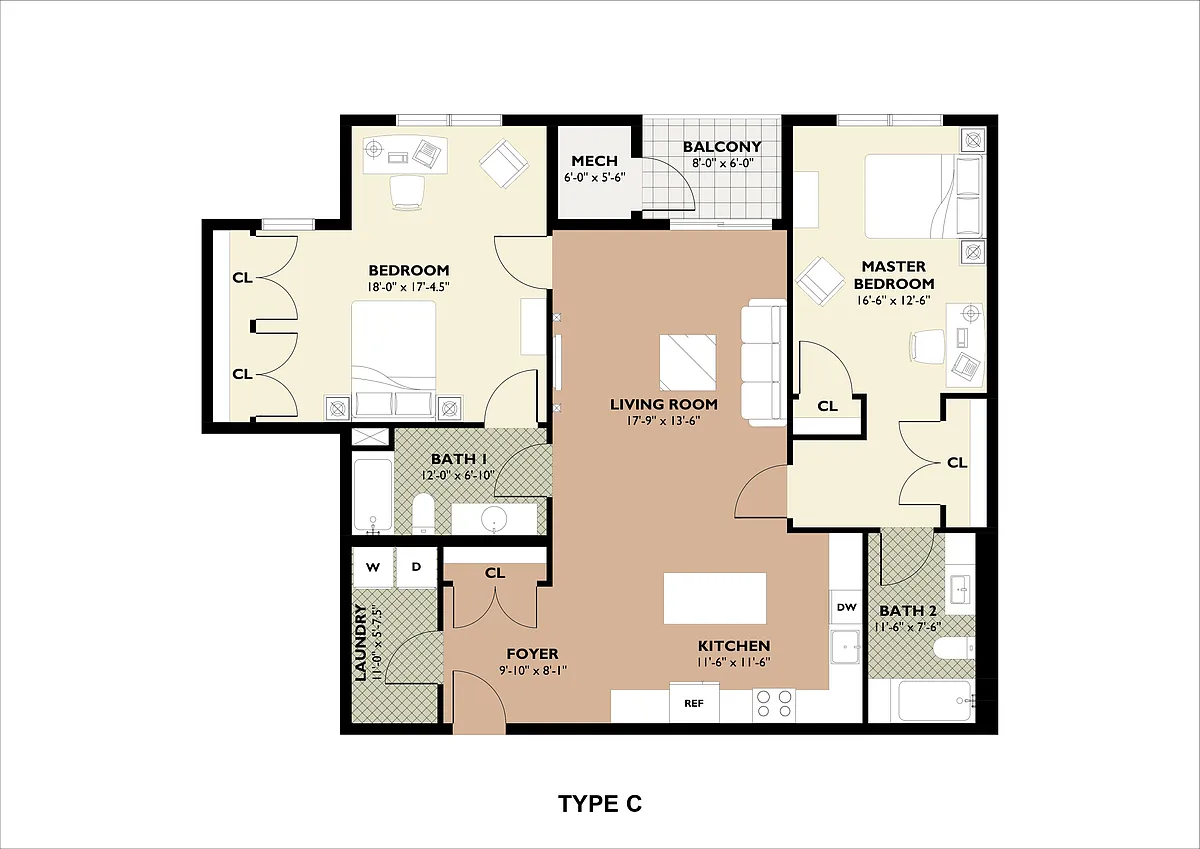 Floor plan Type C