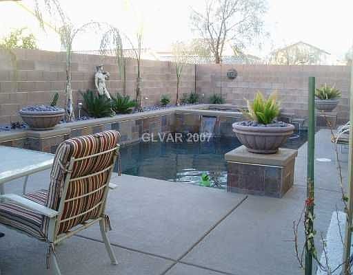 Slate Pool and Spa w/ Fire Pit 