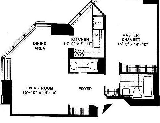 5th image of 150-156 W 56th St APT 4307