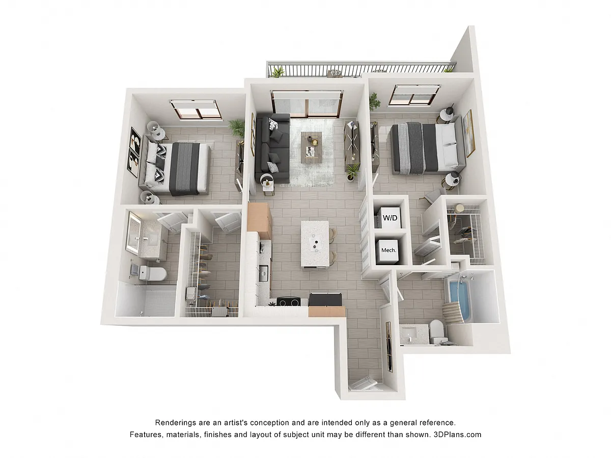 Floor plan Model B2