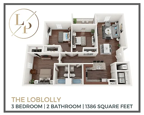 Floor plan The Loblolly