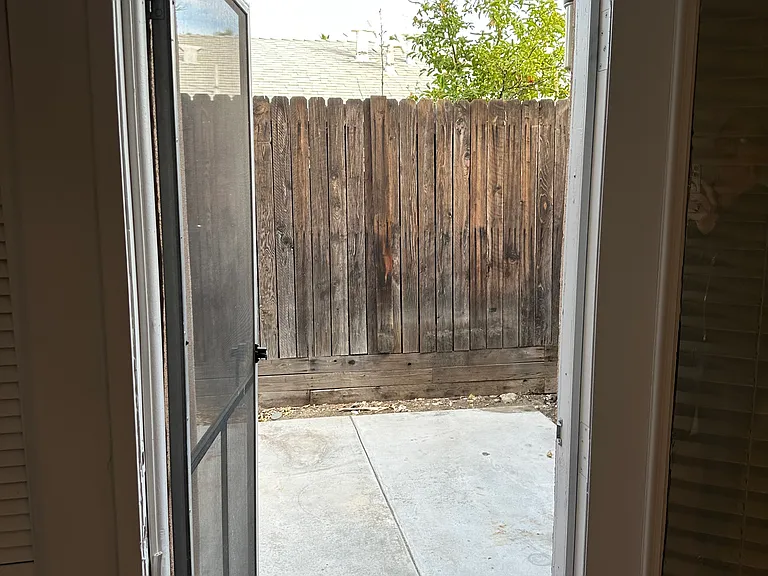 Private patio off bedroom #2