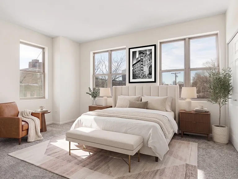 Big Sun-Filled Master Bedroom Suite | 15" x 12" Large Closet