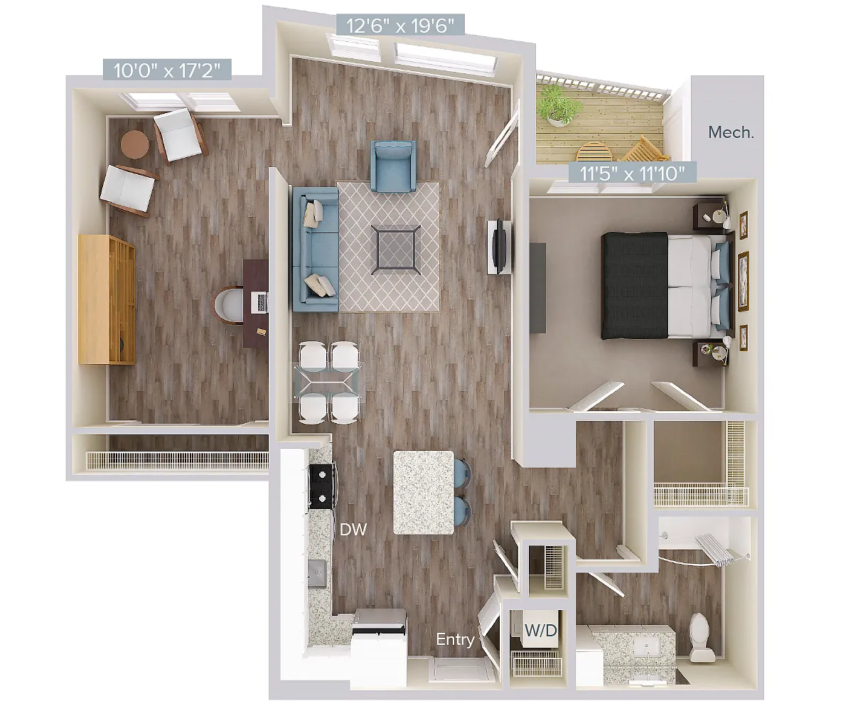 Floor plan A6D-960