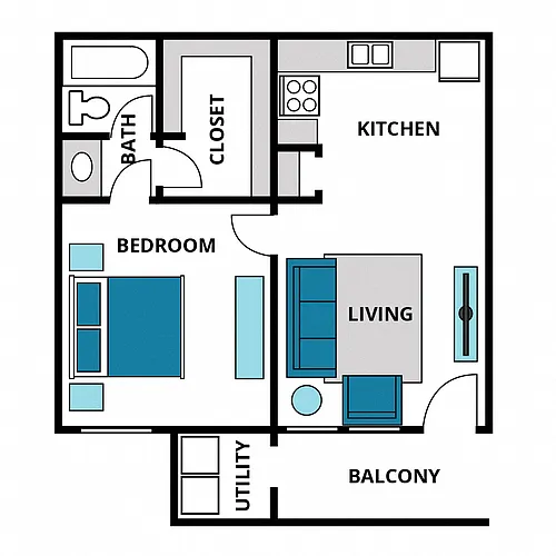 Floor plan A1