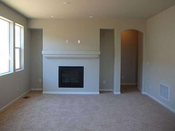 Includes upgraded gas log fireplace