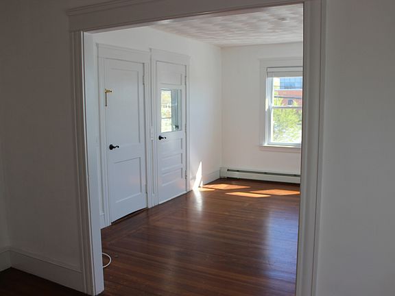 Living room into dining room (or double parlor)