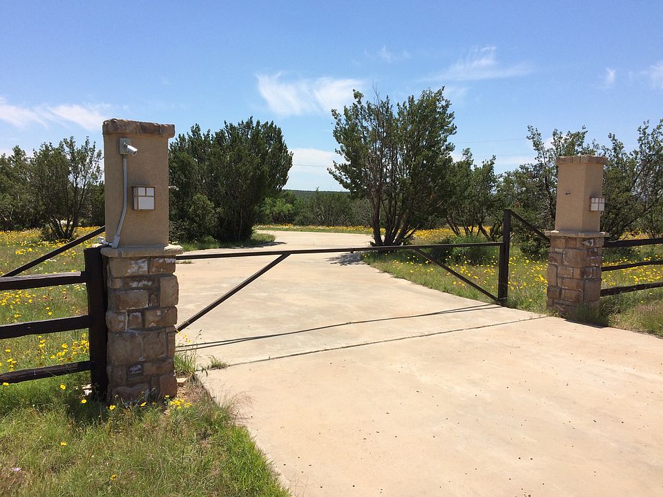 Security gate at driveway