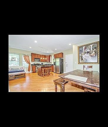 Kitchen and dining area